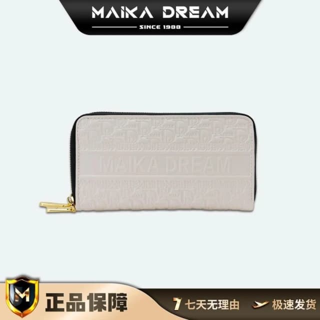 【MK】(活動)新款真皮長款卡包 大容量多卡位雙層零錢包MAIKA DREAM