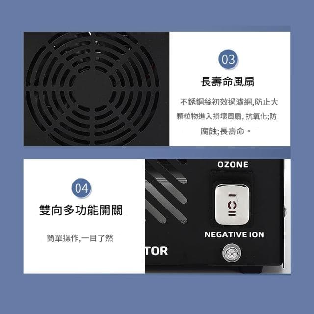 110V空氣凈化器 臭氧除醛儀  負離子臭氧器 空間殺菌除味臭氧消毒 臭氧機 