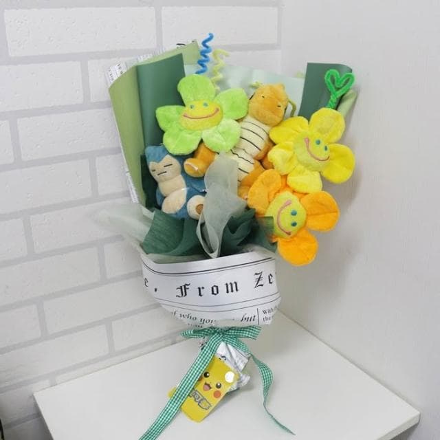 神奇寶貝花束 快龍花束 卡比獸花束 正版娃娃 娃娃花束 畢業花束 求婚花束 情人節花束 告白花束 母親節花束 生日禮物