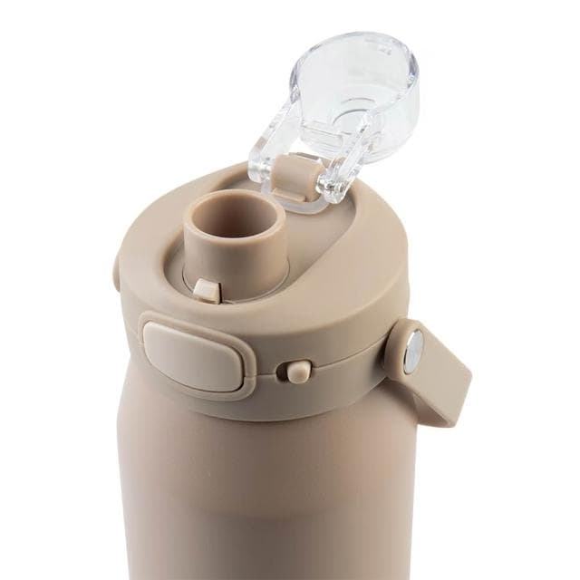 Oasis 三層陶瓷彈蓋保溫瓶 750ml (拿鐵;保溫杯/水壺/水瓶)