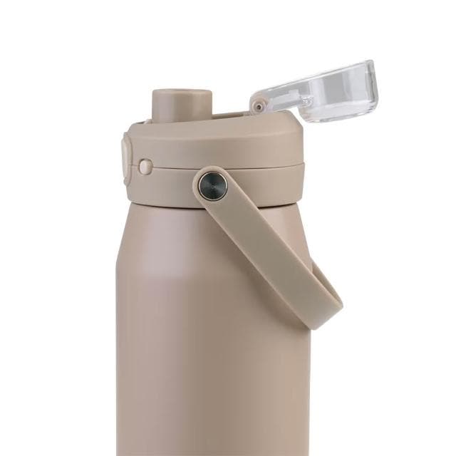 Oasis 三層陶瓷彈蓋保溫瓶 750ml (拿鐵;保溫杯/水壺/水瓶)