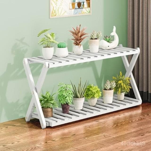 花架 盆栽架 陽臺花架子 室內多層實木客廳家用置物架 多肉綠蘿花盆架 裝飾植物架 鞋架

