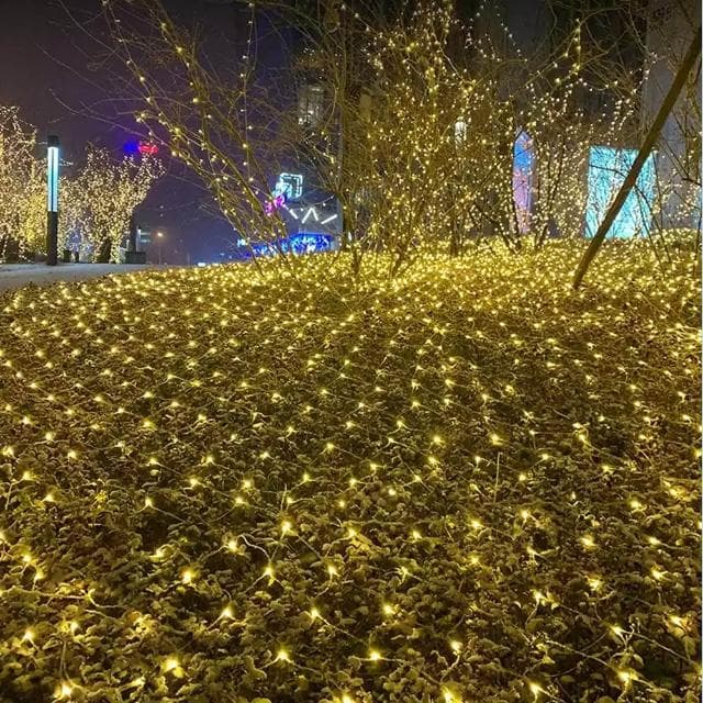 交換禮物 LED網燈 聖誕燈 網格星星燈 總燈數120燈110V/220V 裝飾 布置