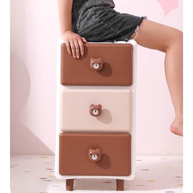 加厚收納櫃子抽屜式寶寶衣櫃嬰兒童零食玩具整理箱塑膠儲物五鬥櫃