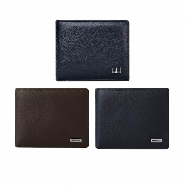 【wepay】Tailian牛皮短夾 皮夾 真皮短夾 零錢包 錢包 拉鏈包 男用短夾