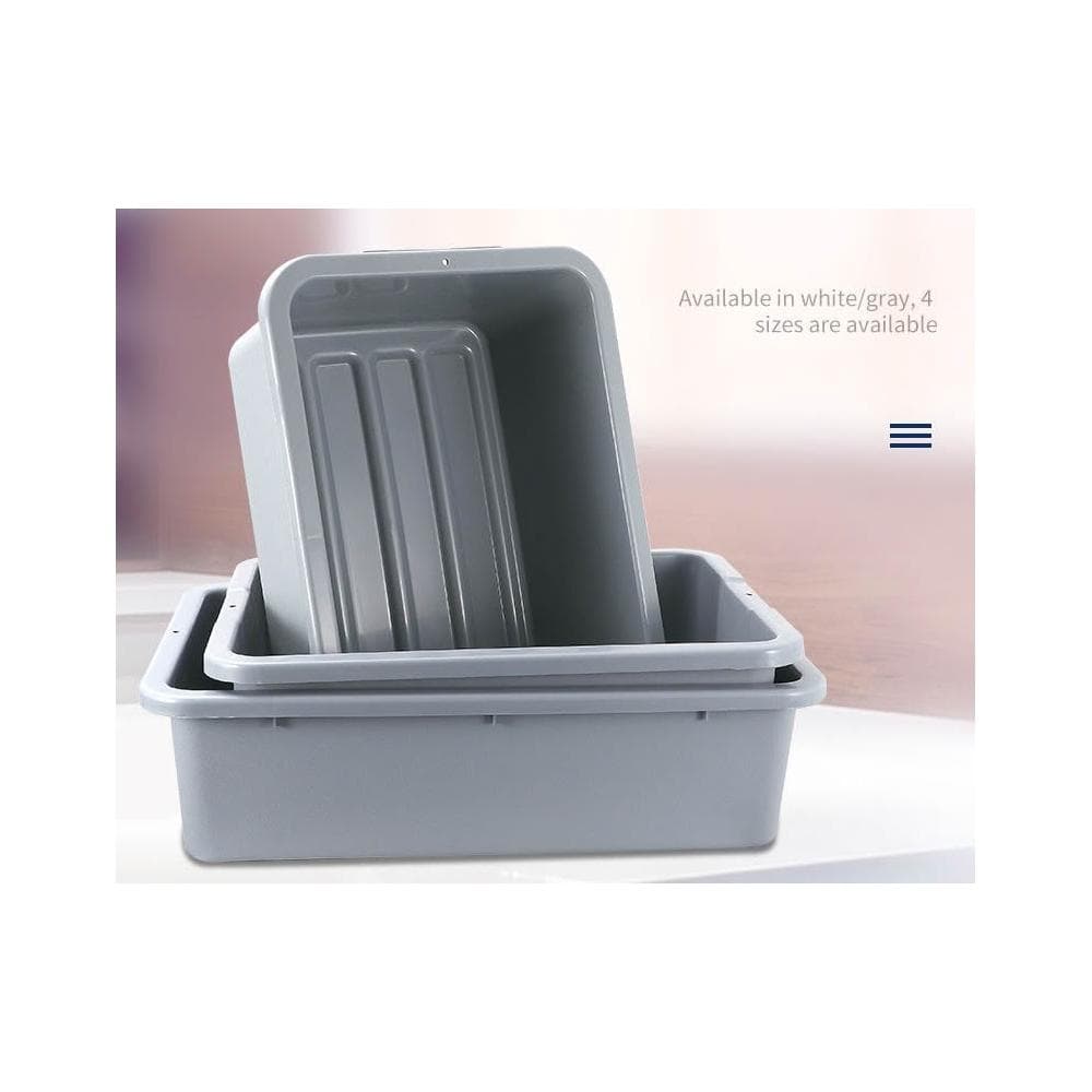 收餐盆飯店餐車收集垃圾桶加厚塑膠收碗盆餐具盤長方形殘渣收餐盒