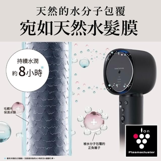 【SHARP 夏普】SHARP 夏普 IB-WX901T 四氣流水潤溫控吹風機 高速大風量 原廠公司貨 距離感測 大風量 吹風機