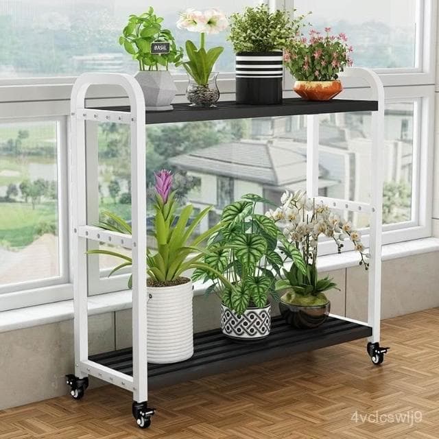 可移動花架 落地花架 盆栽架 園藝花架 花盆架 植物架 爬藤架 移動花盆架 室外陽臺防鏽金屬爬藤架多層花盆綠