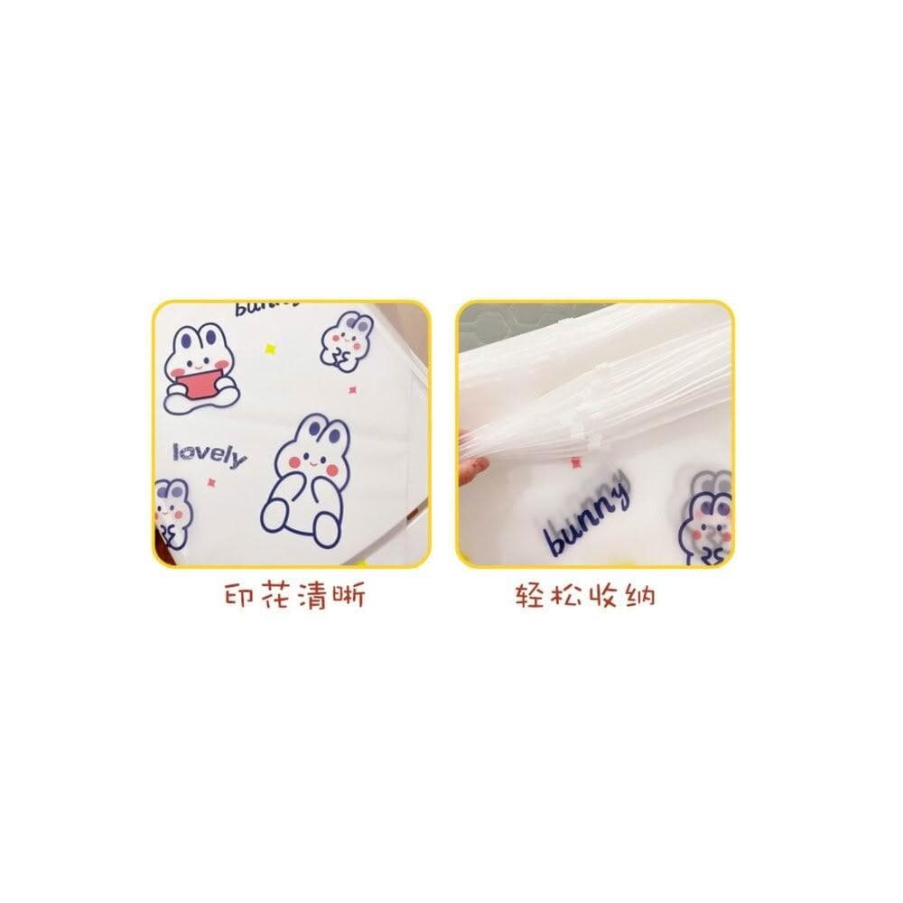 可愛卡通衣物收納袋/防水收納袋/旅行收納袋/防塵袋/拉鍊袋/磨砂透明旅行夾鏈袋/防水袋