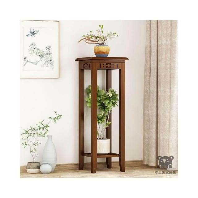 植物架 財位桌 木花架 復古花架 展示邊桌 盆栽架 園藝花架 置物架 楠竹花台 花瓶架 聚寶盆架
