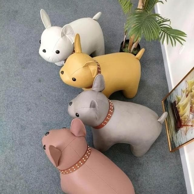 卡通寵物凳 換鞋凳 法鬥凳子 創意狗狗凳 喬遷禮品 輕奢家居凳 小凳子 玄關換鞋凳 可愛狗狗凳