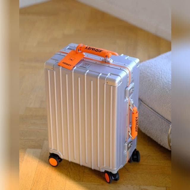 DW優選家 輕奢款 AIRWAY 鋁框行李箱 28吋行李箱 商務行李箱 旅行箱 純PC行李箱 高強度鋁框箱丨日本萬向輪