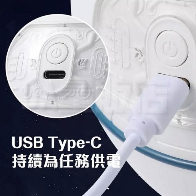 七彩太空艙小夜燈加濕 USB插電 電池款 水氧機 薰香機 噴霧器 擴香機 交換禮物