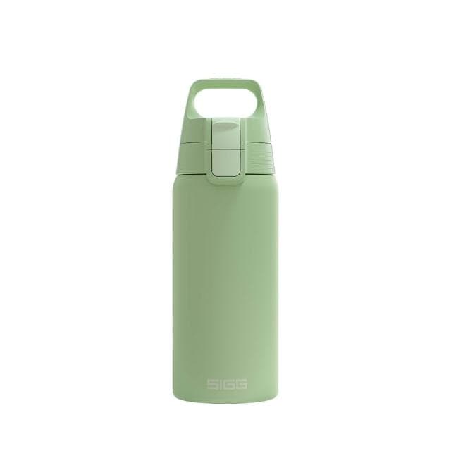 【SIGG】Shield 超輕量彈蓋保溫瓶 500ml (嫩青綠;保溫杯/水瓶/水壺)