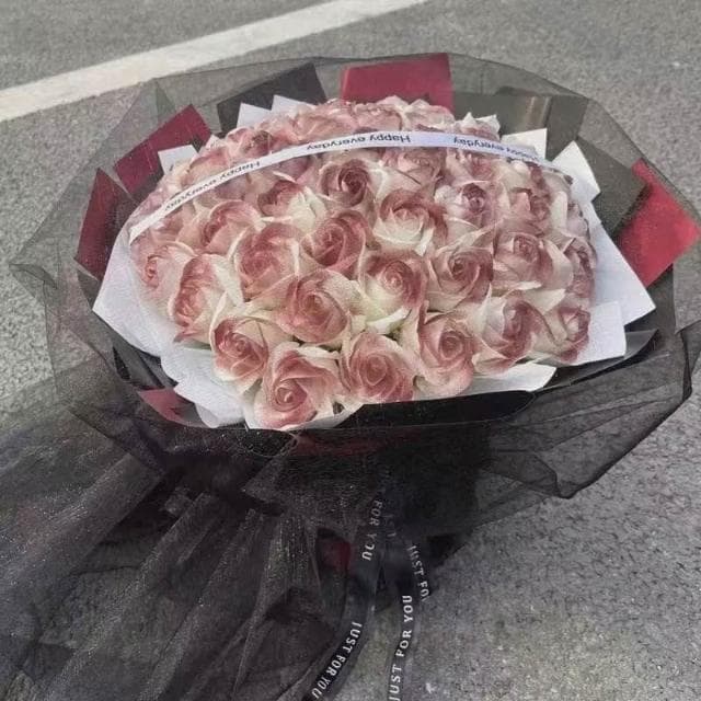 【望星願】碎冰藍 玫瑰花束 香皂仿真花 生日禮物 送女朋友 520七夕情人節 教師節 女生男友仿真生日禮物浪漫高級
