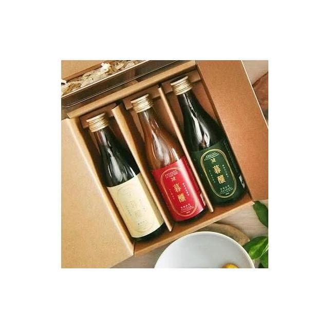 【MUZHAO 暮朝食粹】小暮釀手工醬油醬香米餅玫瑰金禮盒 單盒(中秋禮盒 長輩禮盒 入厝禮 結婚禮物)