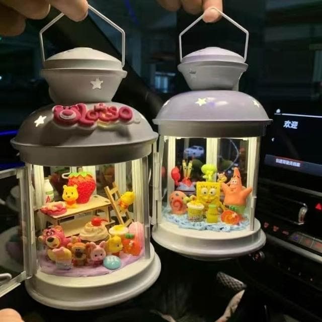 【望星願】手做DIY💕蠟筆小新 創意燭台 親子 氛圍燈 小夜燈 伴睡燈 生日禮物 畢業禮物 女友閨蜜 卡比 龍貓 酷洛米 情人節