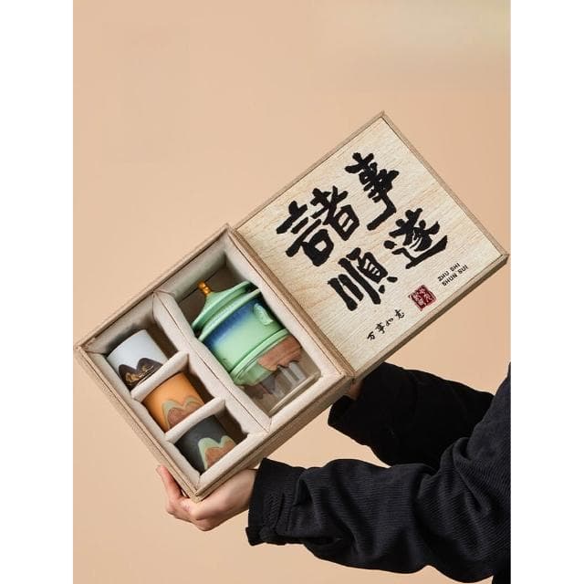 功夫茶具套裝送老師男士退休離職生日禮物