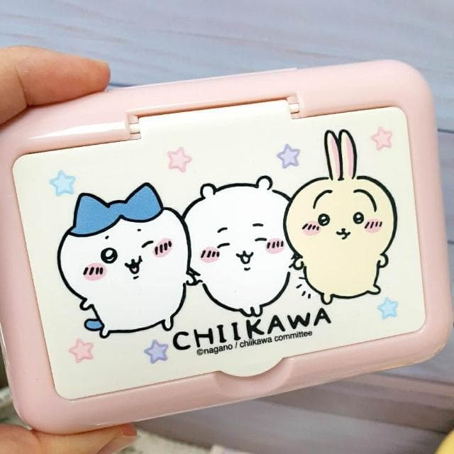 現貨正版 吉伊卡哇 隨身面紙鏡盒 附鏡面紙盒 烏薩奇 小八貓 面紙收納盒 隨身鏡 外出面紙盒 台灣製