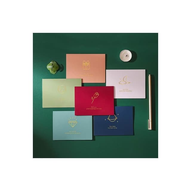 小文青燙金小賀卡 禮物卡 情人卡 傳情卡 耶誕卡片 祝福卡 感謝卡 賀卡 質感萬用卡 感恩節謝卡