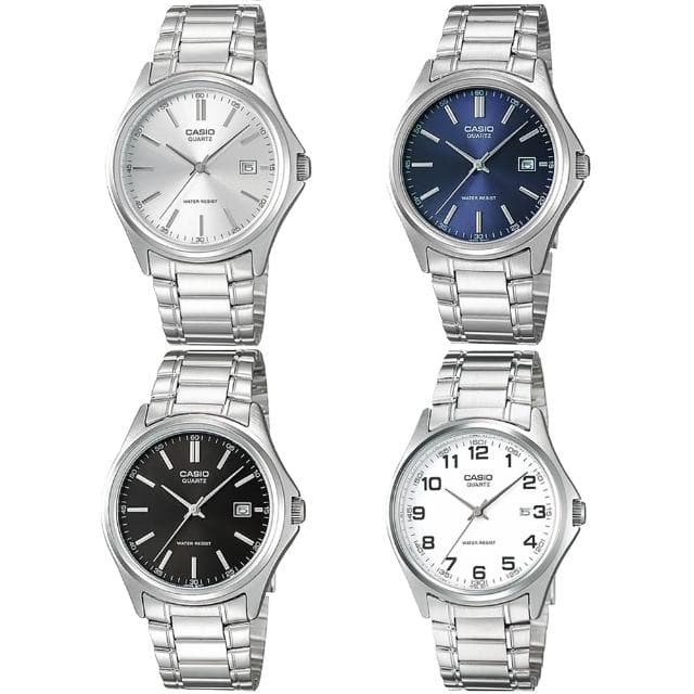 【CASIO 卡西歐】【柒號本舖】CASIO 卡西歐經典鋼帶男錶-多色 / MTP-1183A 台灣公司貨