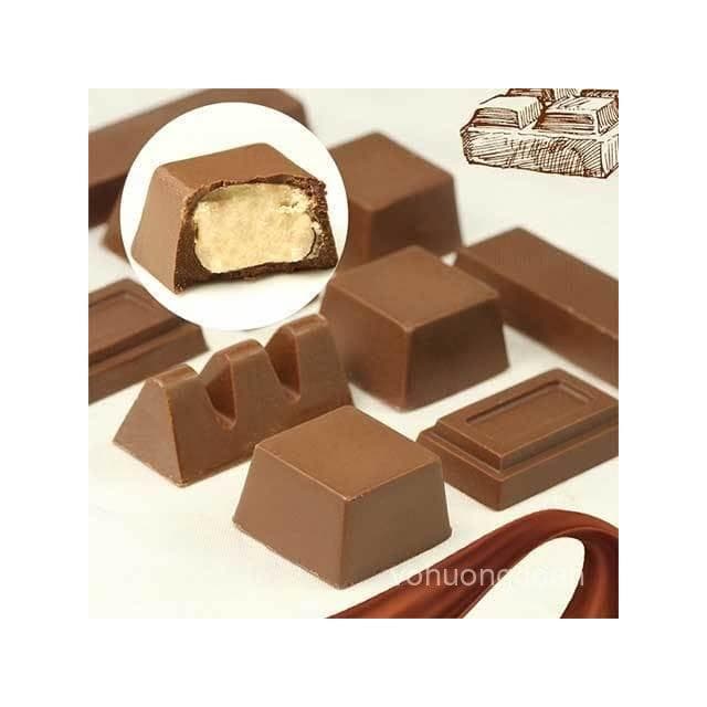 心心相印 巧克力代可可脂黑巧克力白巧克力夾心巧克力喜糖巧克力零食批髮