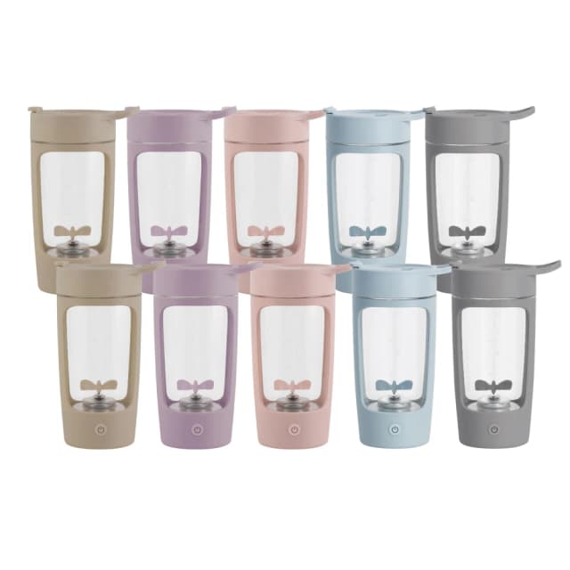 【ELEANOR 艾尼若】買1送1 Tritan電動攪拌杯 650ml (攪拌杯 無線 健身杯 水壺 奶昔杯 乳清杯 蛋白杯 交換禮物 高評價 )