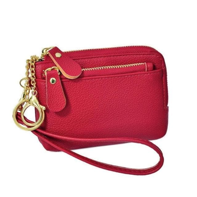 零錢包女卡片鑰匙證件卡包韓版ins風高顏值小巧便攜短夾防水迷你收納拉鏈小錢包女款學生高中生短款大容量多層零錢包 