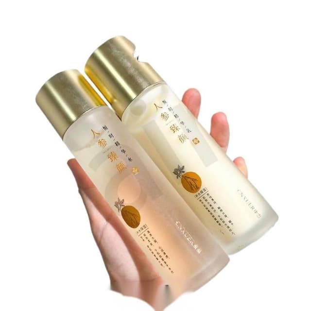 老國貨康雪人參水乳 精華水 人參精粹水乳 補水淡紋精華水乳 潤膚清爽不油膩 化妝水 爽膚水乳 原液補水亮澤