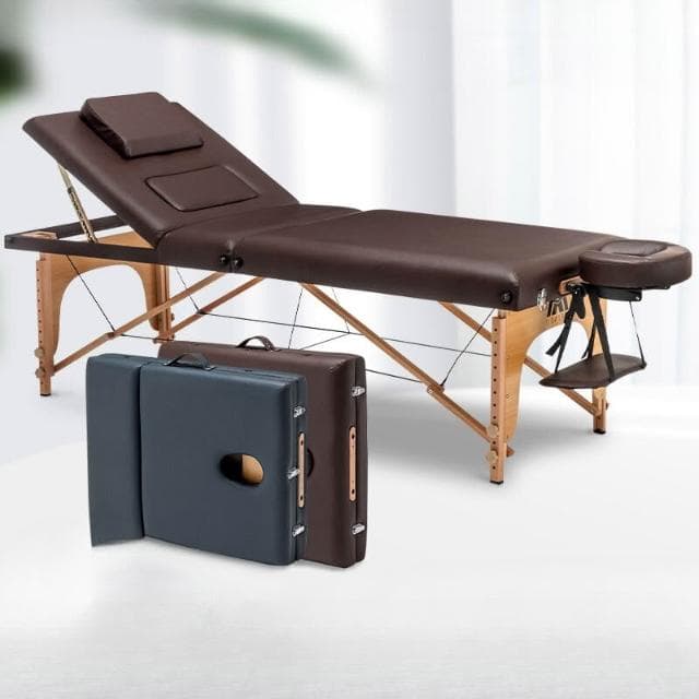 折疊美容床胸洞按摩推拿理療針灸美體床家用艾灸手提式紋繡