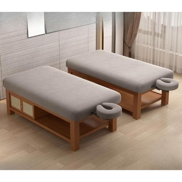 實木乳膠美容床高檔美容院專用泰式SPA床推拿床理療床全身按摩床