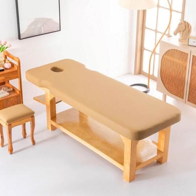 實木美容床美容院專用中醫理療推拿診療床按摩床木質加固不晃多用