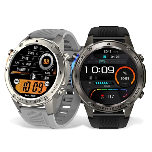 【FANGU 梵固】GP56 豪華版智慧型手錶【OLED支援GPS多頻定位L1+L5】氣壓海拔 指南針 通話手錶 健康運動手錶 藍牙手錶