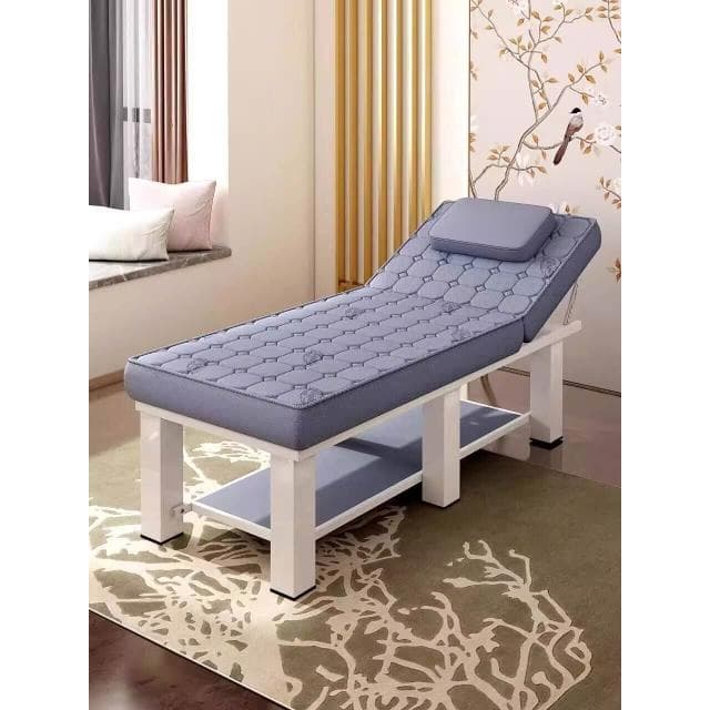 乳膠美容床美容院專用按摩床推拿床帶洞美體中醫理療床紋繡美容床