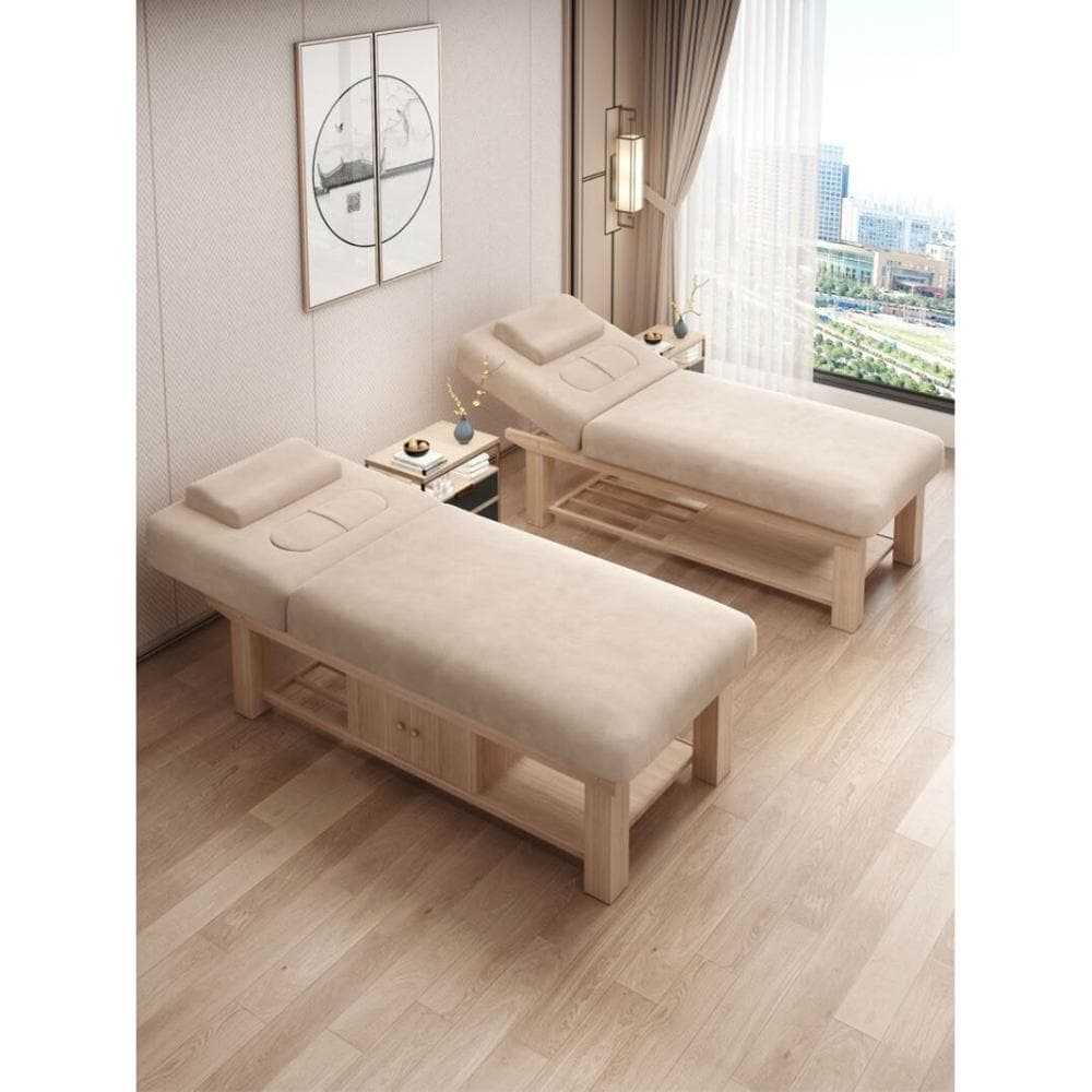 實木美容床美容院專用spa按摩推拿床采耳中醫理療床美睫紋繡艾灸