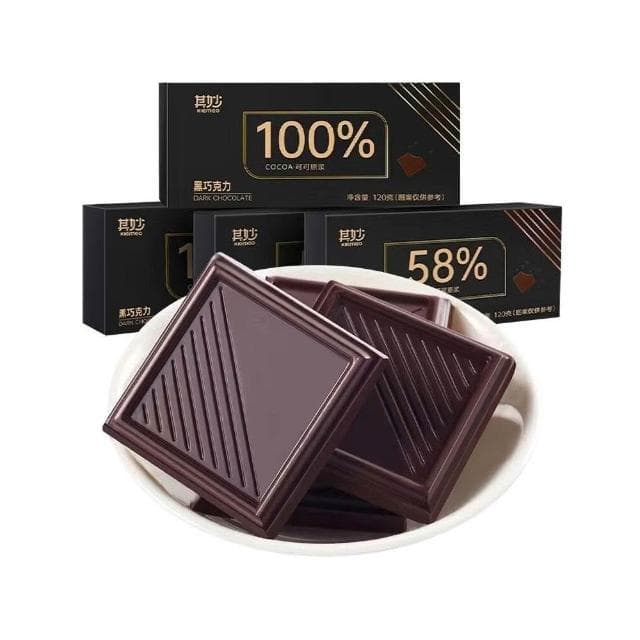 100％黑巧克力 無蔗糖 純可可脂禮盒裝送女友小零食情人節禮物 俄羅斯風味零食