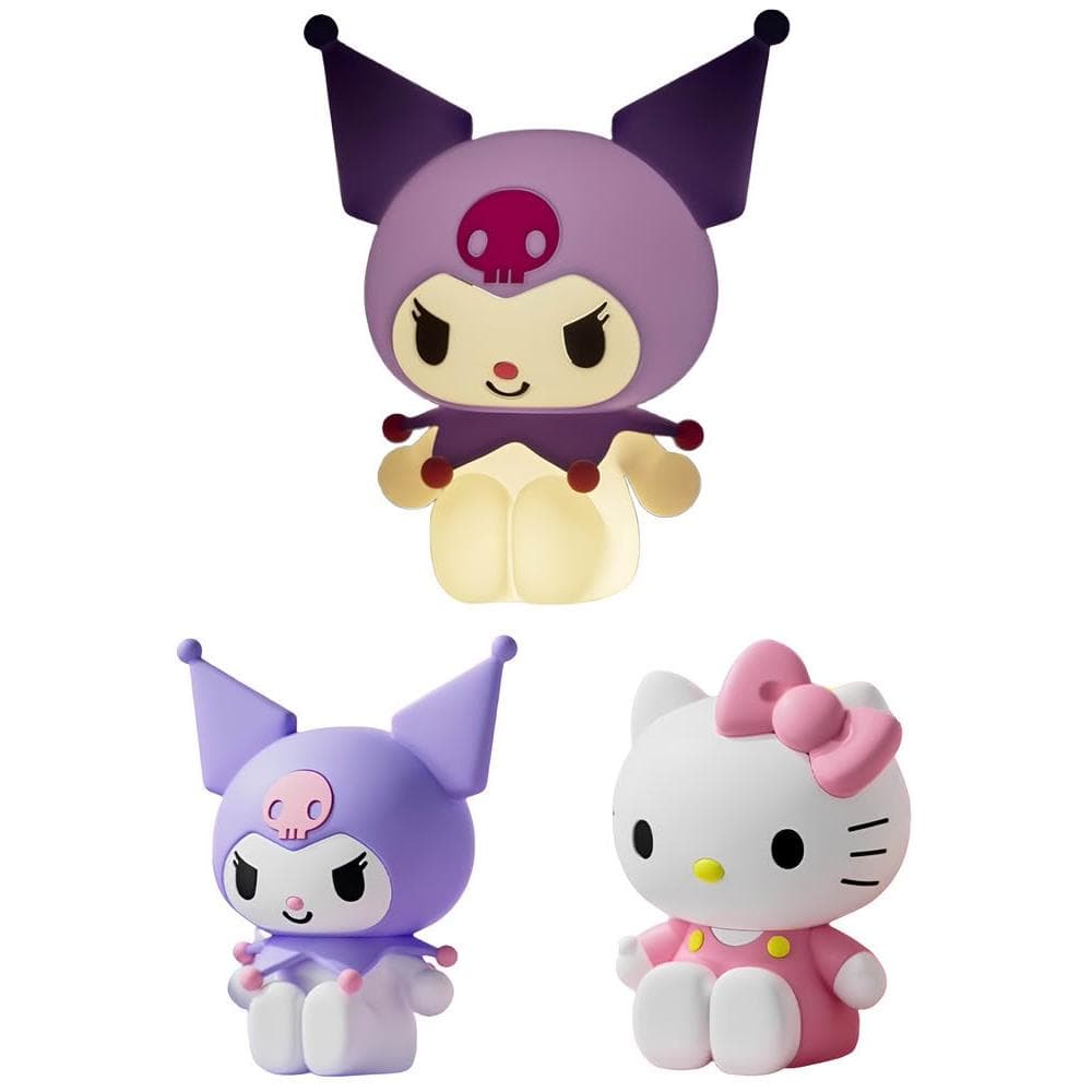 【SANRIO 三麗鷗】家族系列 小夜燈 床頭小夜燈 庫洛米 凱蒂貓 拍拍燈 捏捏燈 解壓 手辦 公仔 擺件 玩具 兒童夜燈 送禮 生日 禮物