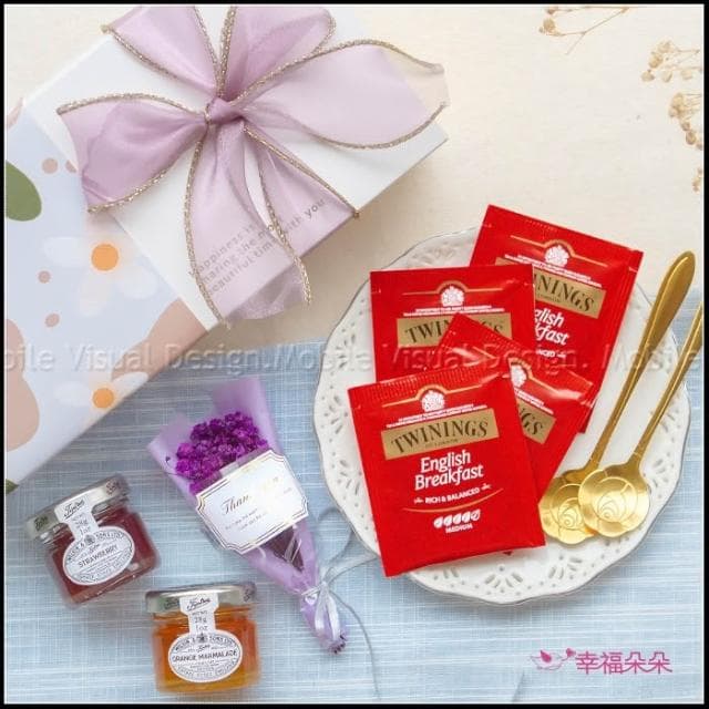  g2553 時光花語午茶長型禮盒(附提袋) 生日禮物 情人節禮物 聖誕禮物 伴娘禮 婚禮禮物 交換禮物 Tiptree