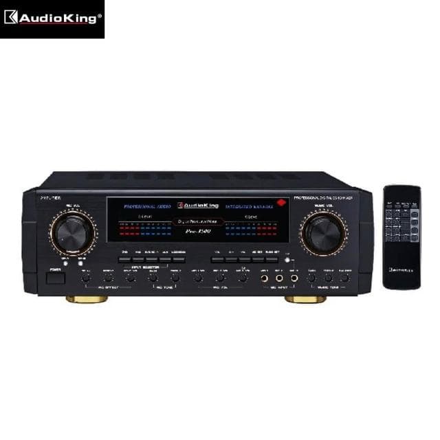 Audioking KA-9000B 250W+250W 光纖藍牙同軸音樂歌唱專業兩用擴大機