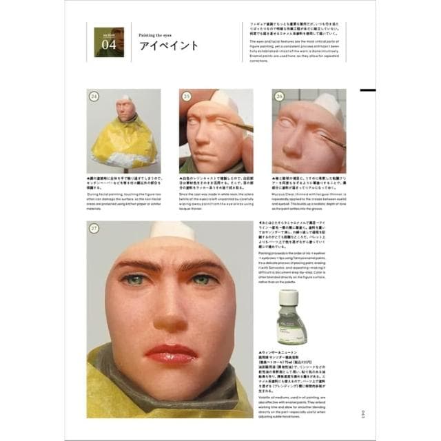 タナベシン 人物模型造型指南《デジタル造形ではない手原型による》