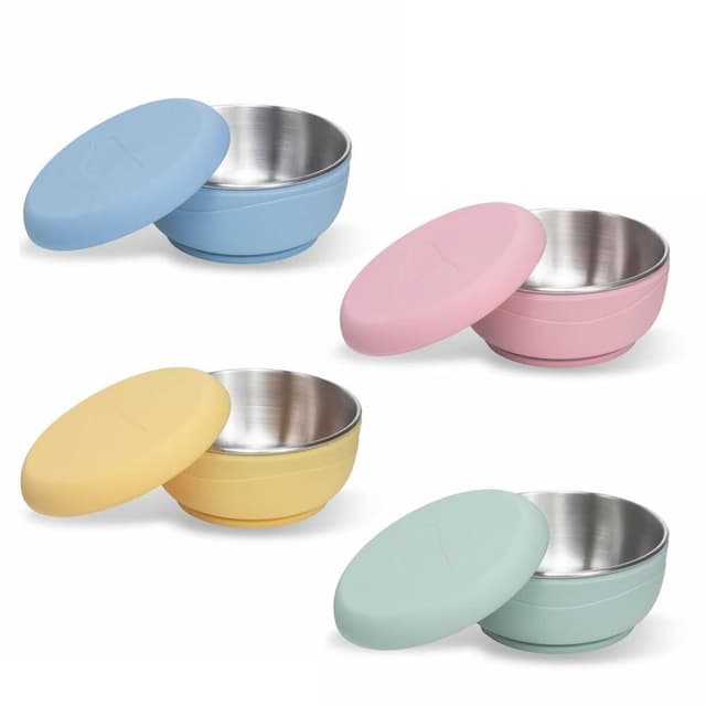 【CYD TERRA】PICABOO 布咔寶不銹鋼吸盤碗(寶寶餐具/學習餐具；寶寶共和國)