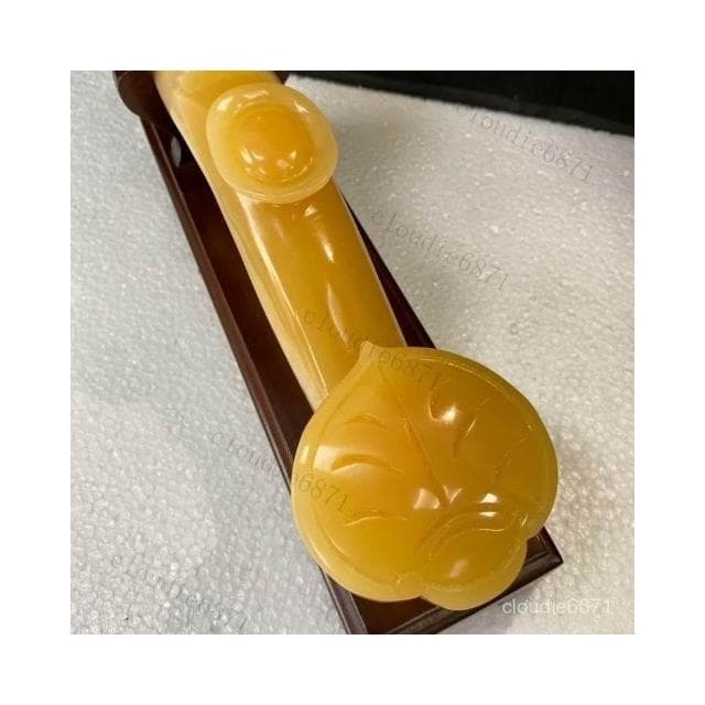 擺件 招財進寶  玉巧玲瓏天然玉石擺件玉如意阿富汗玉石家居飾品喬遷開業禮品禮物