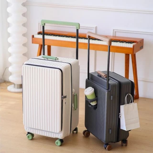 上掀式行李箱1:9前開式行李箱28吋寬拉桿旅行箱36吋大容量 胖胖箱密碼鎖行李箱