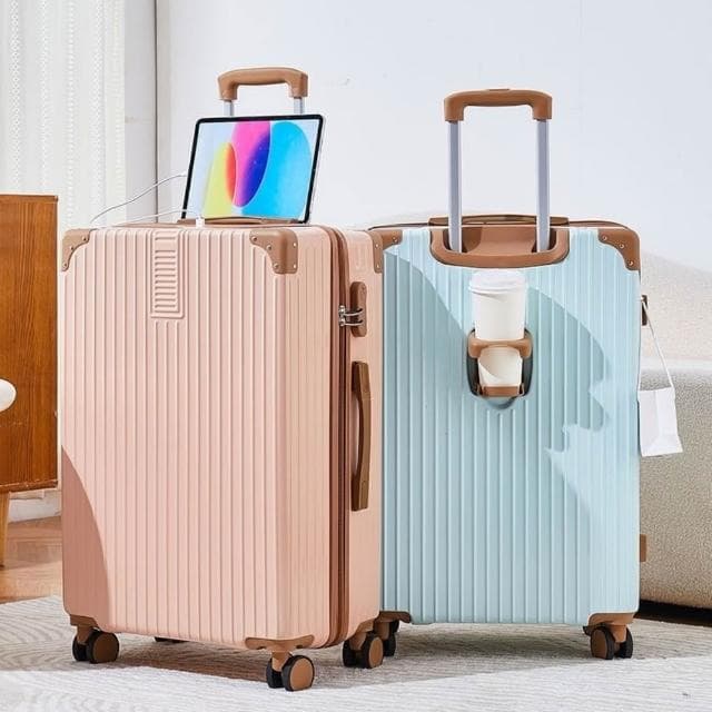 學生行李箱 20吋登機箱 拉鏈款 28吋行李箱 拉桿箱 平價款旅行箱 密碼鎖行李箱