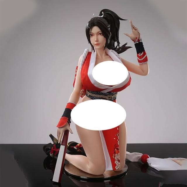 御宅公仔 不知火舞 65cm動漫二次元手辦 可動玩偶 pu頭雕 鉑金矽膠素體含cos服支架大全套送男生生日禮物gk模型