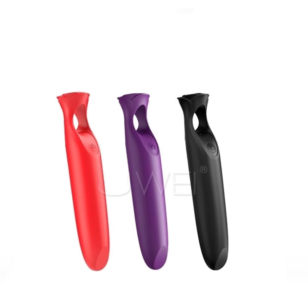 唇膏&玫瑰的靈魂碰撞 迷你口紅指環震動棒 12頻花樣震動調情 USB充電 跳蛋 自慰 生日禮物 交換禮物 情趣用品