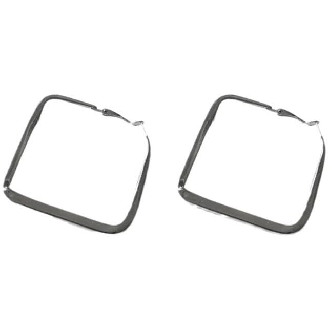 耳環輕奢高級感槍黑色方形大耳圈時尚誇張氣質耳環方圓臉顯瘦耳飾輕盈精緻輕奢高級韓國不過敏看不膩耳環耳飾飾品配禮服百搭禮物