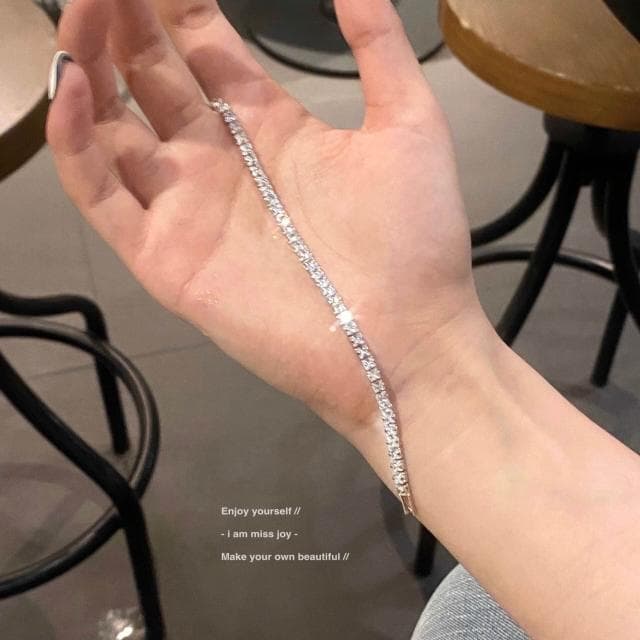 手鏈钛鋼貝母靈蛇形蛇骨手镯閃鉆質感手鏈锆石ins輕奢開口銀色大方氣質日常派對約會手鏈輕盈手鏈手環手串手飾簡約百搭高級感