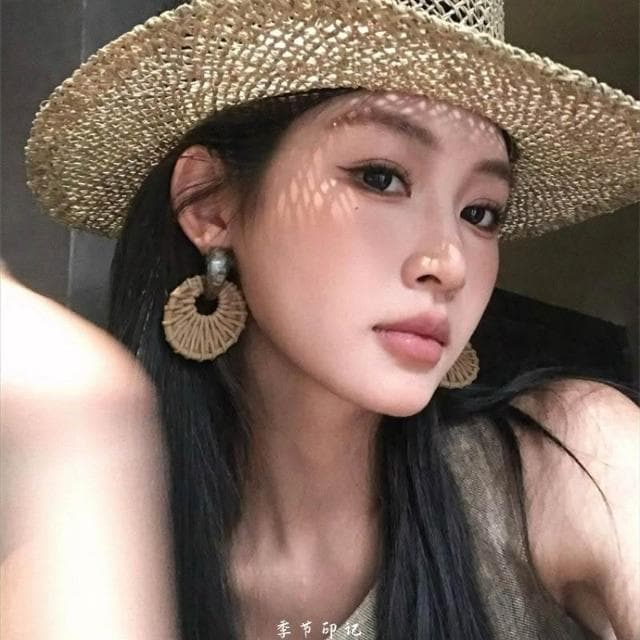 耳環波西米亞竹藤草編耳環高級感誇張耳墜夏日海邊度假風耳釘耳飾不過敏看不膩超閃耳環耳飾飾品不褪色禮物輕盈精緻輕奢高級韓國