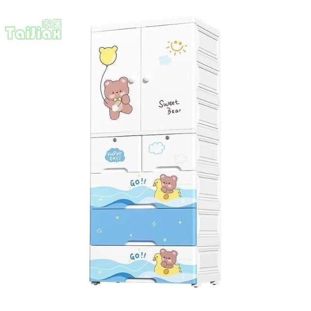 💥💕65面寬雙開門收納櫃 嬰兒衣物整理櫃 兒童玩具儲物櫃 客廳臥室收納箱 櫥櫃 抽屜櫃 置物櫃 雜物櫃 衣櫃 衣櫥